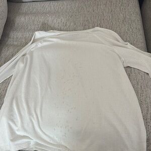 White Long-Sleeve Top outdoor voices